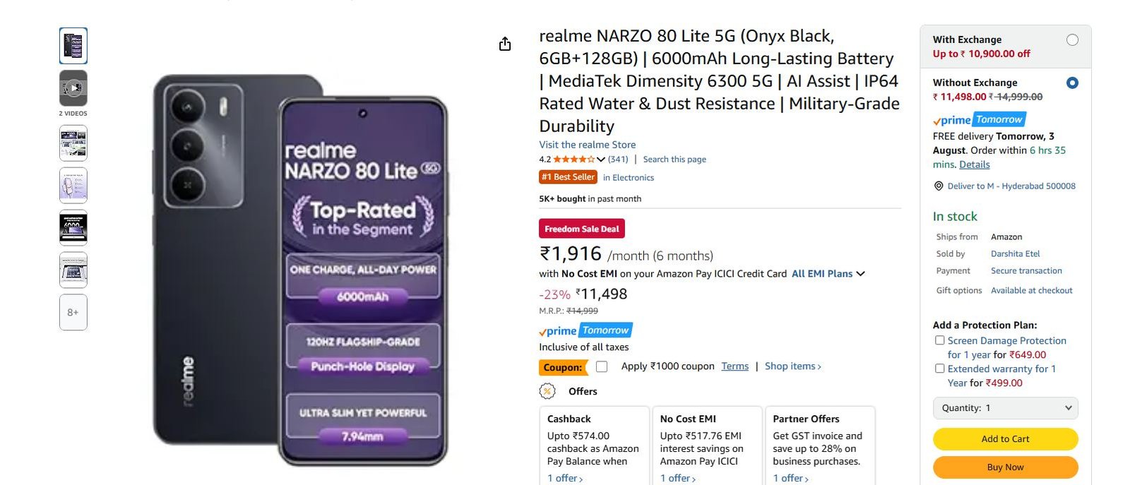 Realme Narzo 80 Lite 5G