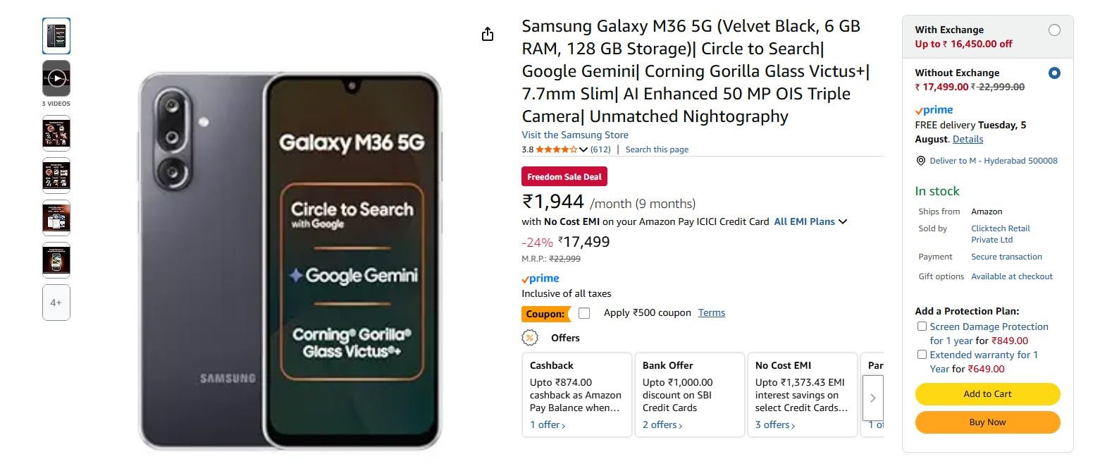 Samsung Galaxy M36 5G