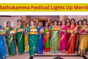 NRI Bathukamma Festival Lights Up Merrillville