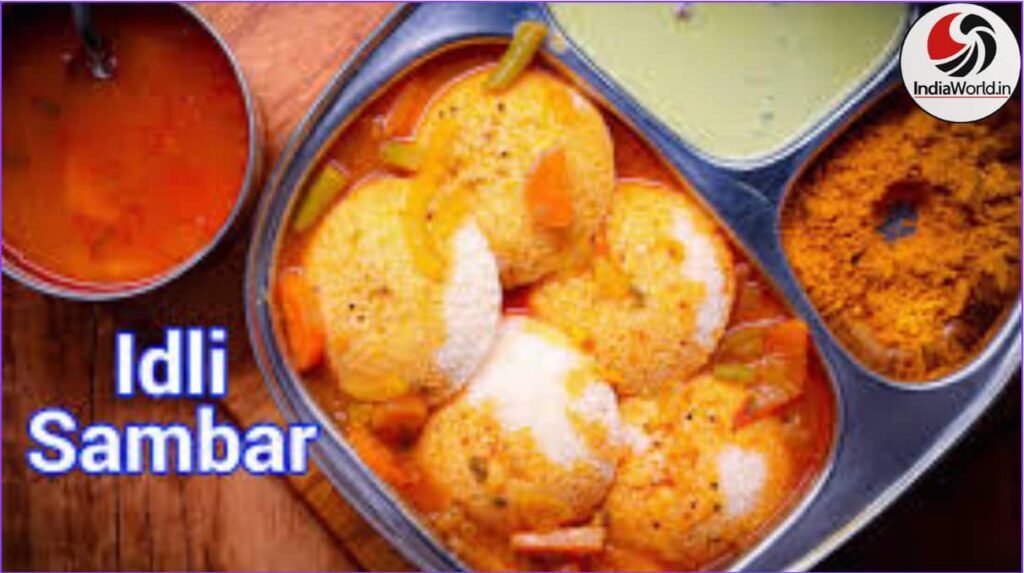 traditional idli with chutney