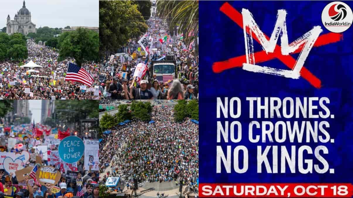 No Kings Protest 3 - Telugu Word what is the no kings protest